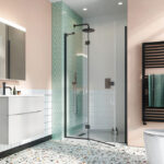 Crosswater - Design Shower Enclosure - Hinged Door w/Inline Panel Recess