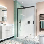 Crosswater - Design Shower Enclosure - Sliding Door w/Side Panel