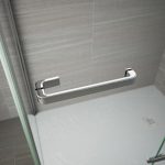 Merlyn 8 Series Frameless Hinge & Inline in a Recess Shower Enclosure