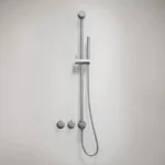 Cocoon PB SET23 Therm. Slide Shower - Brushed Inox