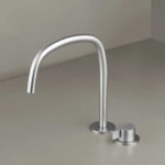 Cocoon PB SET11 – Basin Mixer - Brushed Inox