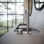 Cocoon PB SET11 – Basin Mixer - Brushed Inox